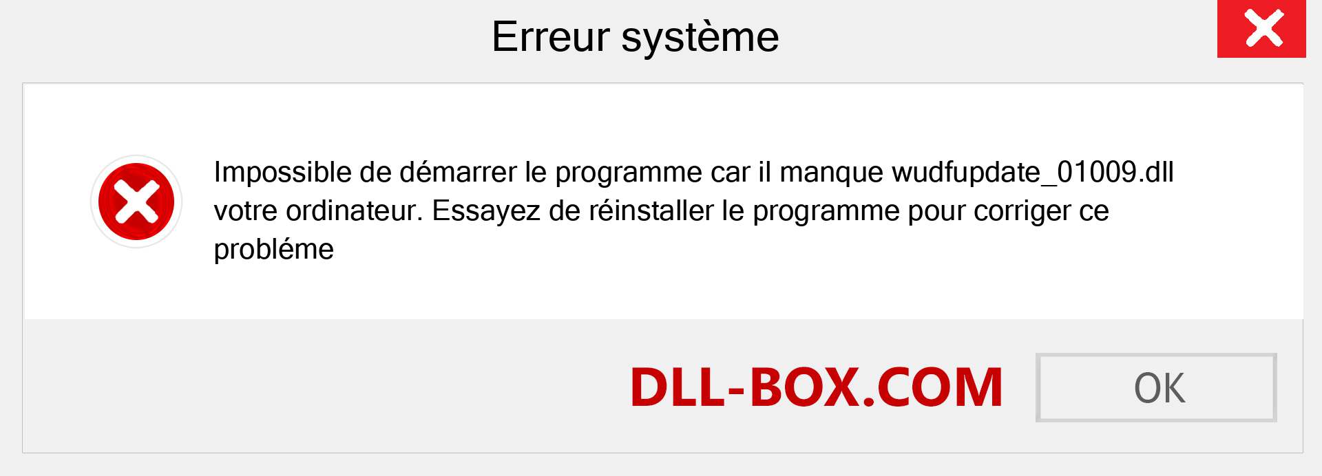 Le fichier wudfupdate_01009.dll est manquant ?. Télécharger pour Windows 7, 8, 10 - Correction de l'erreur manquante wudfupdate_01009 dll sur Windows, photos, images